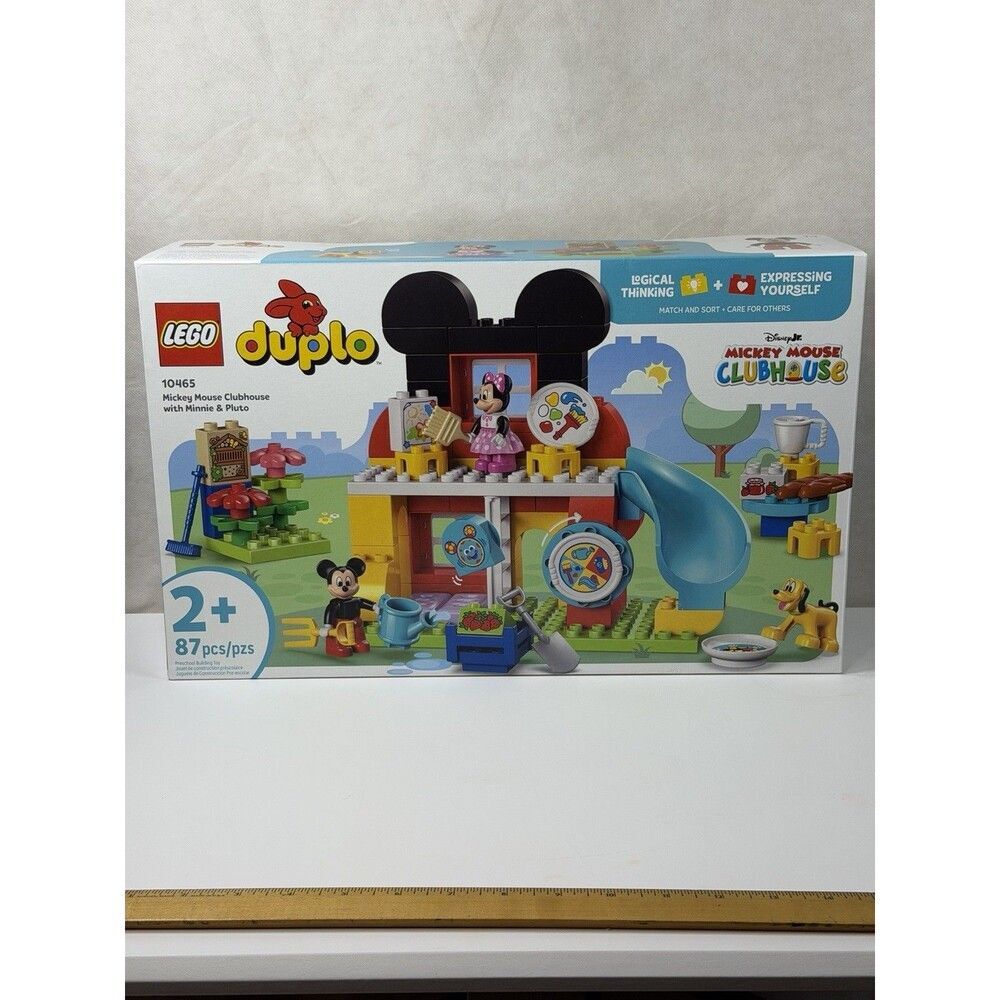 LEGO DUPLO #10465 DISNEY JR MICKEY MOUSE CLUBHOUSE WITH MINNIE & PLUTO NEW